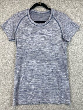 Lululemon Women’s Short Sleeve Athletic Top Compression Size 10 Swiftly Tech